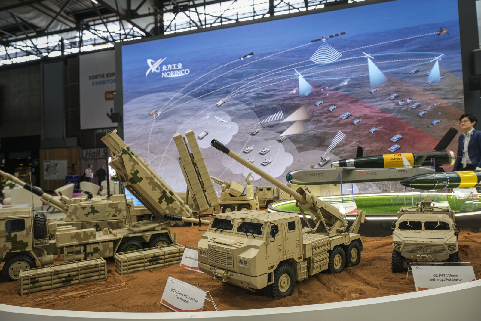 France, Paris, 2024-06-20. Eurosatory Defense and Security Exhibition in Paris Nord Villepinte. 2,000 exhibitors and 100