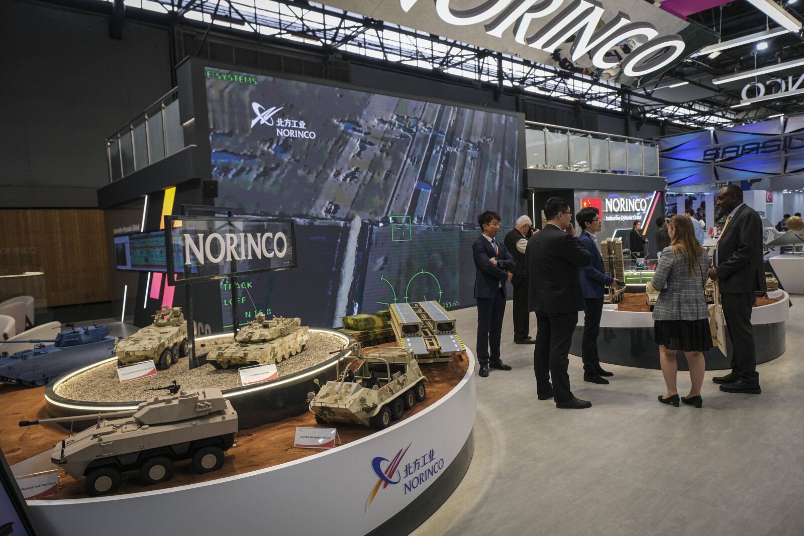 France, Paris, 2024-06-20. Eurosatory Defense and Security Exhibition in Paris Nord Villepinte. 2,000 exhibitors and 100