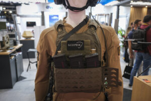 France, Paris, 2024-06-20. Eurosatory Defense and Security Exhibition in Paris Nord Villepinte. 2,000 exhibitors and 100