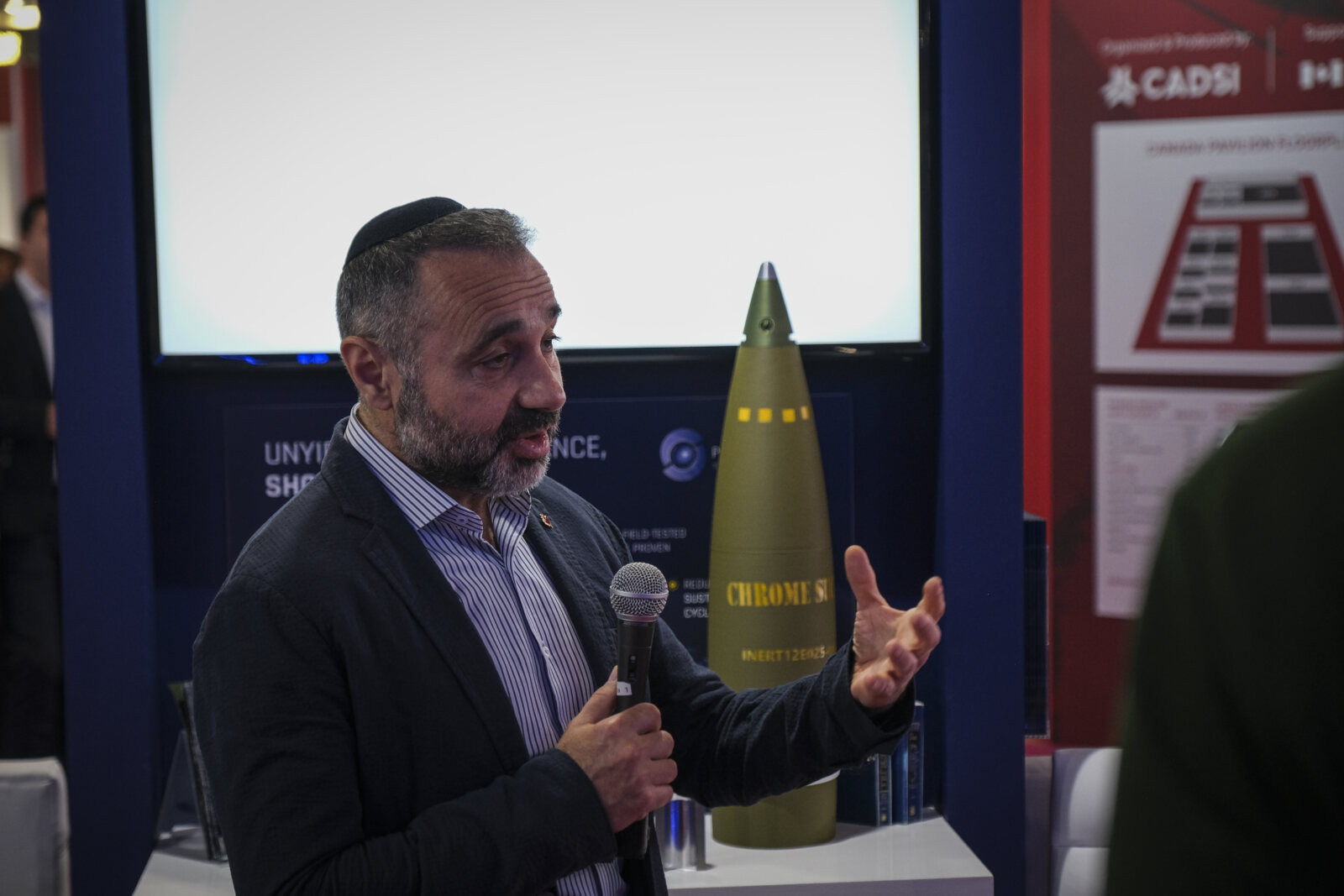 France, Paris, 2024-06-20. Eurosatory Defense and Security Exhibition in Paris Nord Villepinte. 2,000 exhibitors and 100