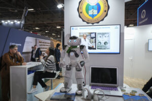 France, Paris, 2024-06-20. Eurosatory Defense and Security Exhibition in Paris Nord Villepinte. 2,000 exhibitors and 100