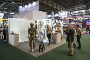 France, Paris, 2024-06-20. Eurosatory Defense and Security Exhibition in Paris Nord Villepinte. 2,000 exhibitors and 100