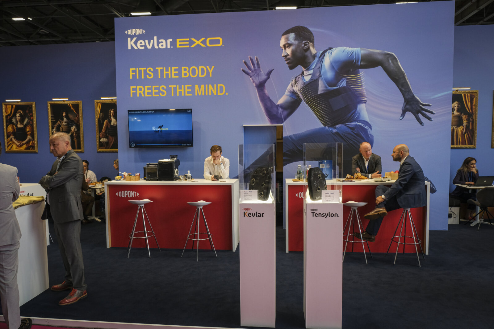 France, Paris, 2024-06-20. Eurosatory Defense and Security Exhibition in Paris Nord Villepinte. 2,000 exhibitors and 100