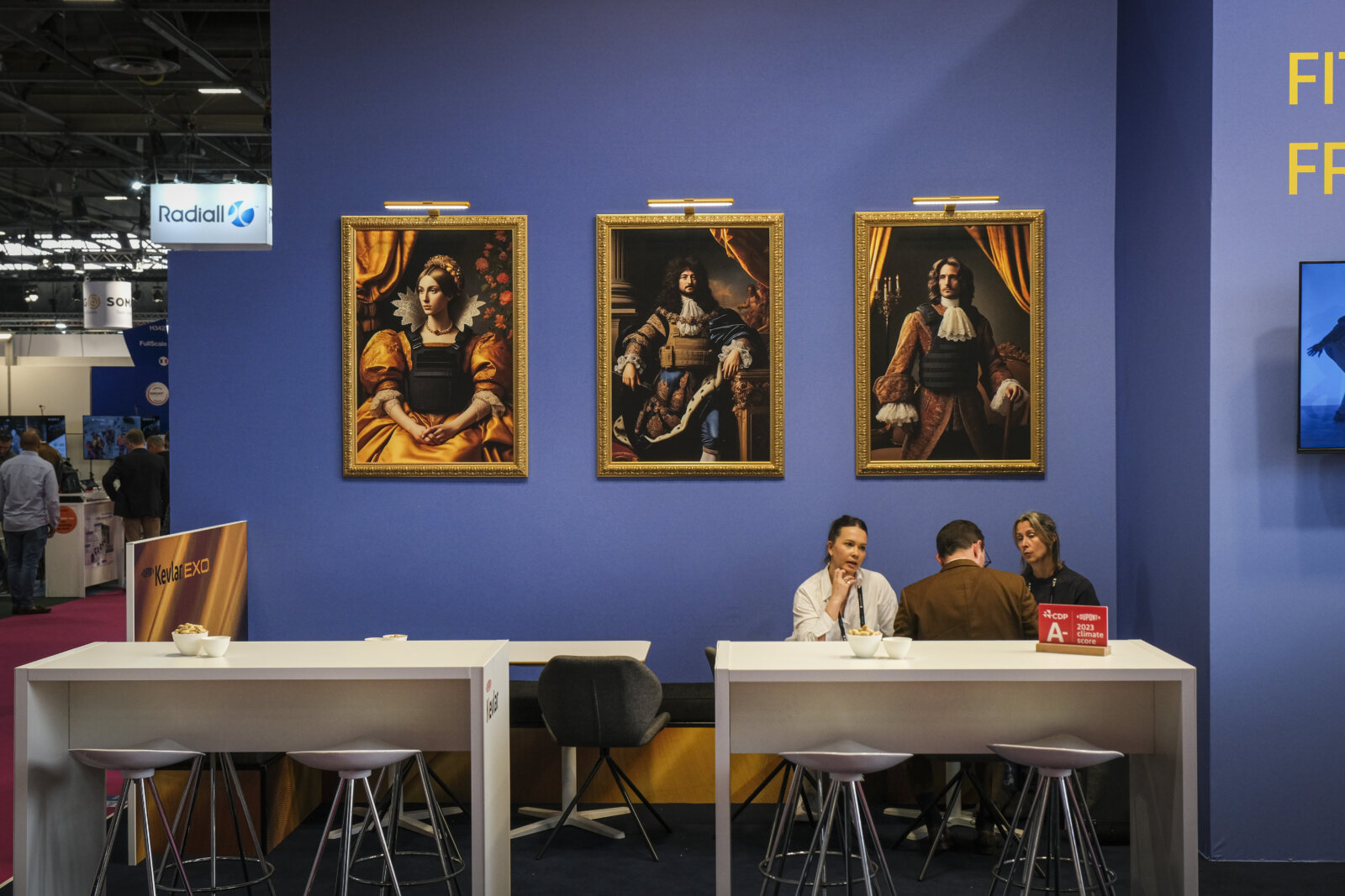 France, Paris, 2024-06-20. Eurosatory Defense and Security Exhibition in Paris Nord Villepinte. 2,000 exhibitors and 100