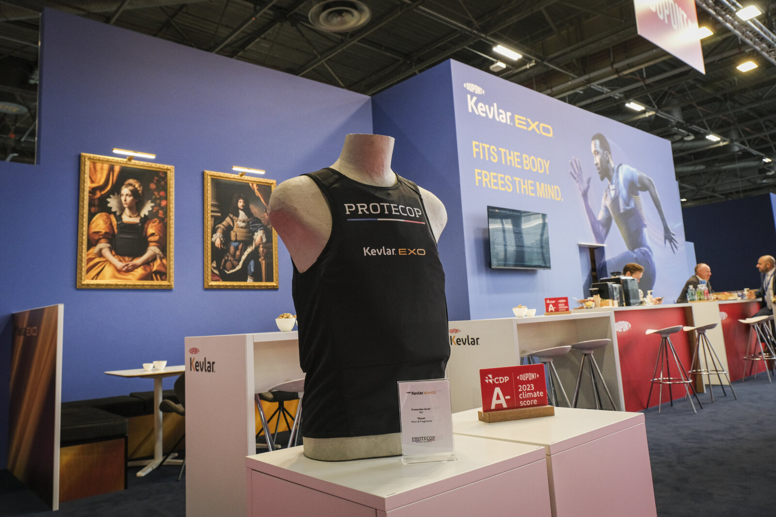 France, Paris, 2024-06-20. Eurosatory Defense and Security Exhibition in Paris Nord Villepinte. 2,000 exhibitors and 100