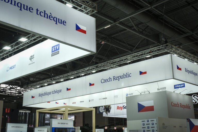 France, Paris, 2024-06-20. Eurosatory Defense and Security Exhibition in Paris Nord Villepinte. 2,000 exhibitors and 100