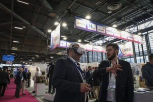 France, Paris, 2024-06-20. Eurosatory Defense and Security Exhibition in Paris Nord Villepinte. 2,000 exhibitors and 100