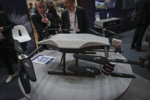 France, Paris, 2024-06-20. Eurosatory Defense and Security Exhibition in Paris Nord Villepinte. 2,000 exhibitors and 100