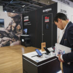 France, Paris, 2024-06-20. Eurosatory Defense and Security Exhibition in Paris Nord Villepinte. 2,000 exhibitors and 100