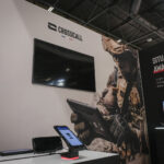 France, Paris, 2024-06-20. Eurosatory Defense and Security Exhibition in Paris Nord Villepinte. 2,000 exhibitors and 100