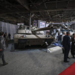 France, Paris, 2024-06-20. Eurosatory Defense and Security Exhibition in Paris Nord Villepinte. 2,000 exhibitors and 100