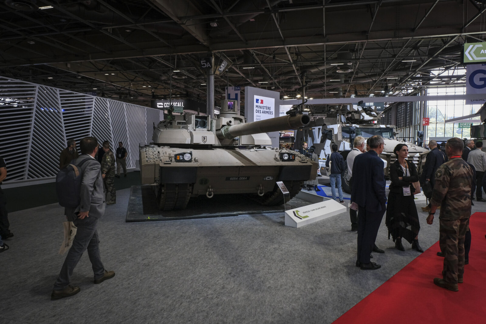 France, Paris, 2024-06-20. Eurosatory Defense and Security Exhibition in Paris Nord Villepinte. 2,000 exhibitors and 100