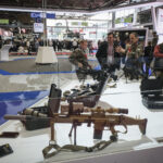 France, Paris, 2024-06-20. Eurosatory Defense and Security Exhibition in Paris Nord Villepinte. 2,000 exhibitors and 100