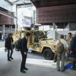 France, Paris, 2024-06-20. Eurosatory Defense and Security Exhibition in Paris Nord Villepinte. 2,000 exhibitors and 100