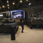 France, Paris, 2024-06-20. Eurosatory Defense and Security Exhibition in Paris Nord Villepinte. 2,000 exhibitors and 100