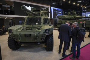 France, Paris, 2024-06-20. Eurosatory Defense and Security Exhibition in Paris Nord Villepinte. 2,000 exhibitors and 100