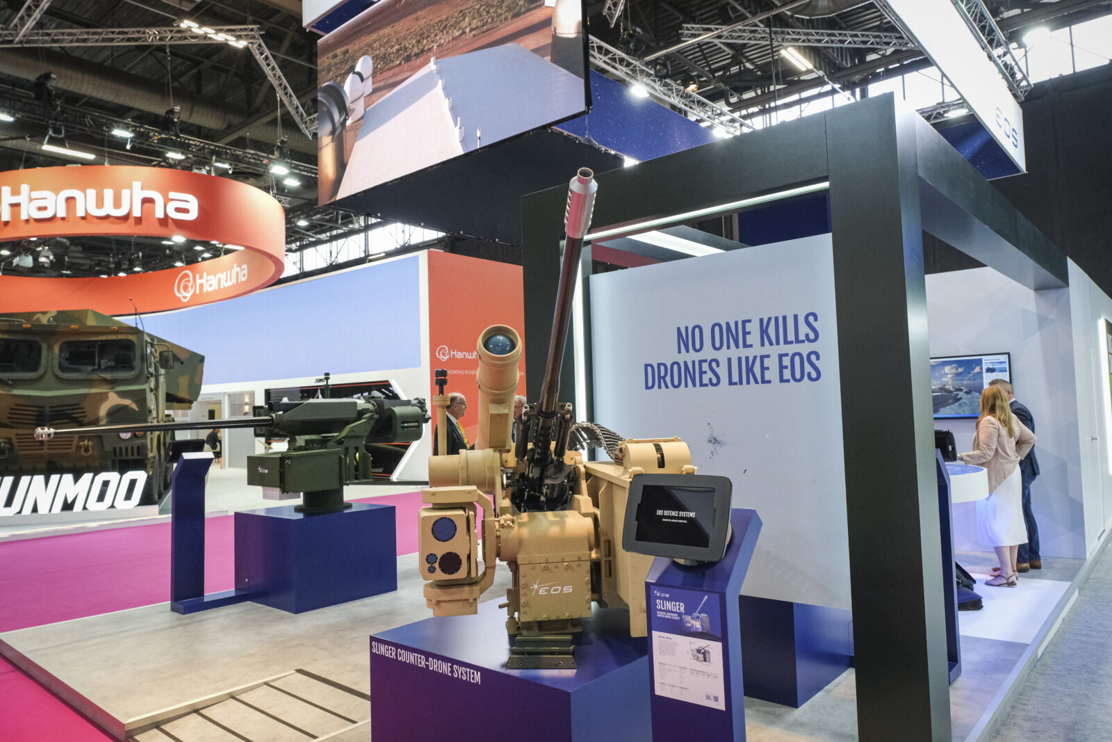 France, Paris, 2024-06-20. Eurosatory Defense and Security Exhibition in Paris Nord Villepinte. 2,000 exhibitors and 100