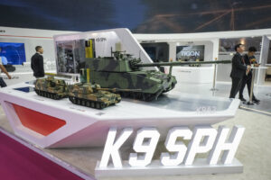 France, Paris, 2024-06-20. Eurosatory Defense and Security Exhibition in Paris Nord Villepinte. 2,000 exhibitors and 100