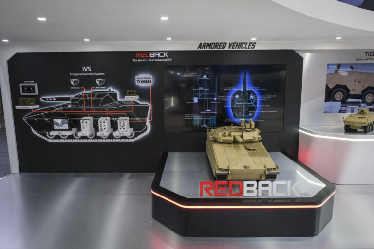 France, Paris, 2024-06-20. Eurosatory Defense and Security Exhibition in Paris Nord Villepinte. 2,000 exhibitors and 100