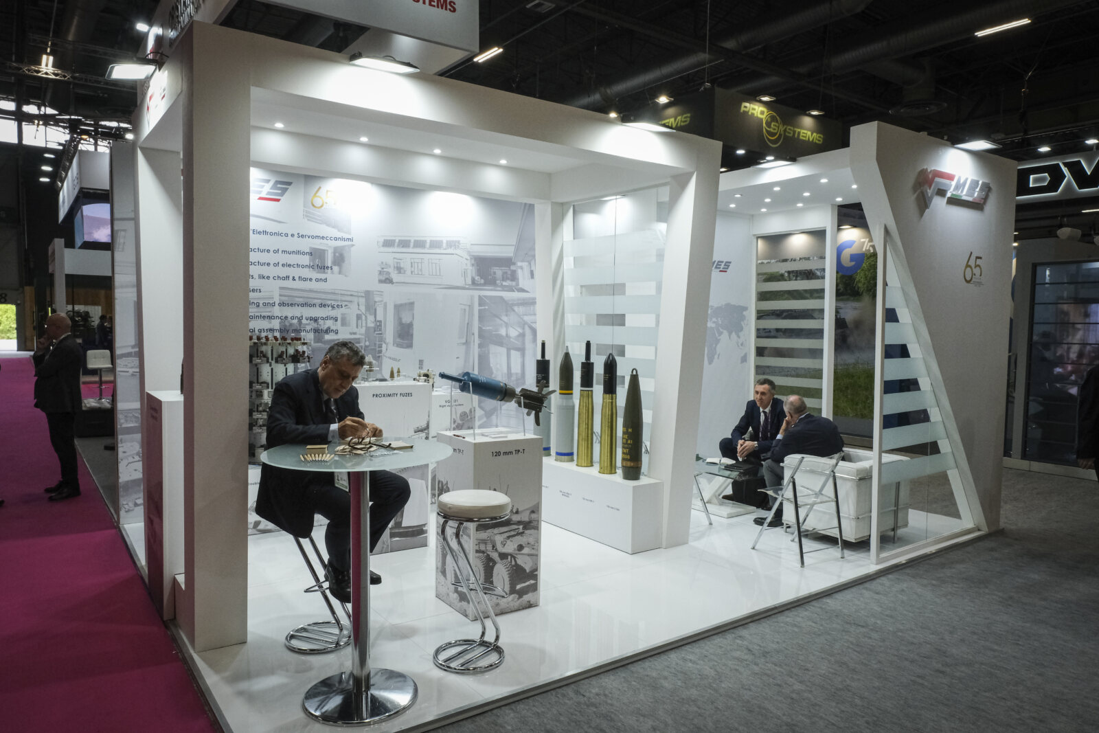 France, Paris, 2024-06-20. Eurosatory Defense and Security Exhibition in Paris Nord Villepinte. 2,000 exhibitors and 100