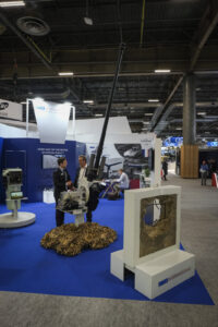 France, Paris, 2024-06-20. Eurosatory Defense and Security Exhibition in Paris Nord Villepinte. 2,000 exhibitors and 100