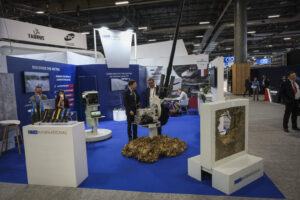 France, Paris, 2024-06-20. Eurosatory Defense and Security Exhibition in Paris Nord Villepinte. 2,000 exhibitors and 100
