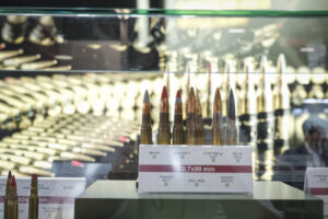 France, Paris, 2024-06-20. Eurosatory Defense and Security Exhibition in Paris Nord Villepinte. 2,000 exhibitors and 100