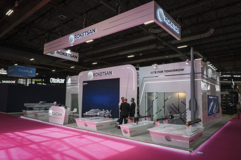 France, Paris, 2024-06-20. Eurosatory Defense and Security Exhibition in Paris Nord Villepinte. 2,000 exhibitors and 100