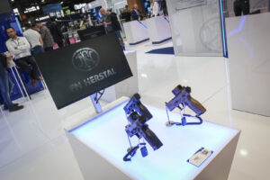 France, Paris, 2024-06-20. Eurosatory Defense and Security Exhibition in Paris Nord Villepinte. 2,000 exhibitors and 100