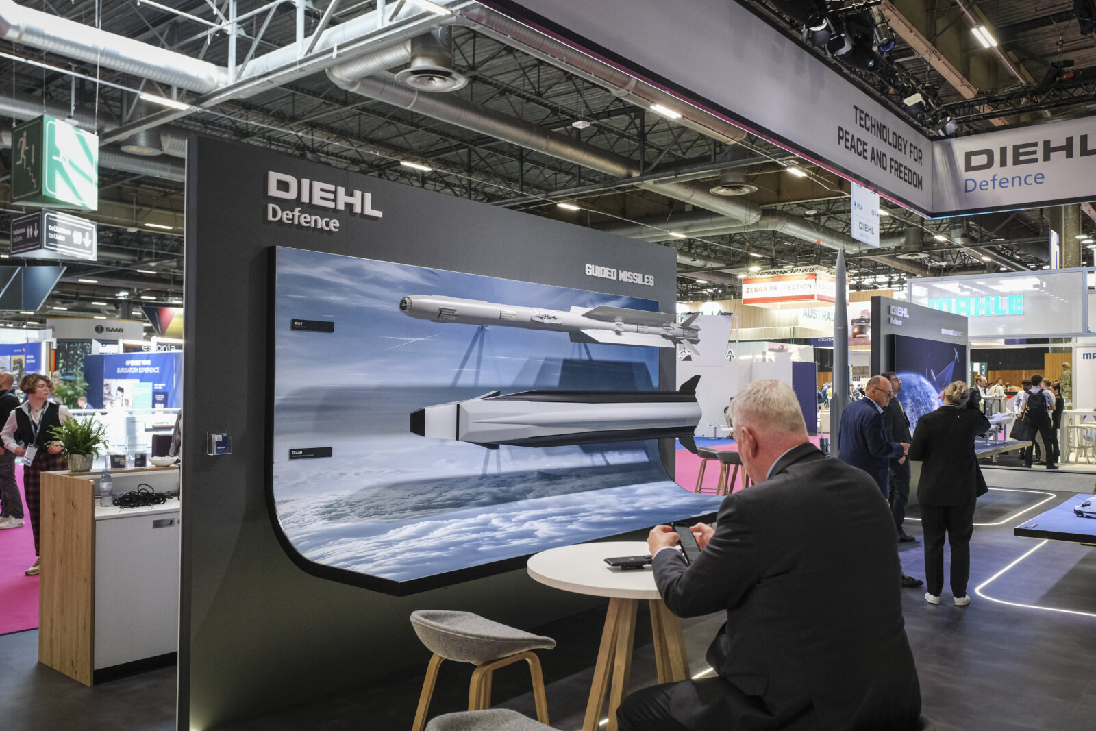 France, Paris, 2024-06-20. Eurosatory Defense and Security Exhibition in Paris Nord Villepinte. 2,000 exhibitors and 100