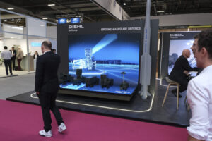 France, Paris, 2024-06-20. Eurosatory Defense and Security Exhibition in Paris Nord Villepinte. 2,000 exhibitors and 100
