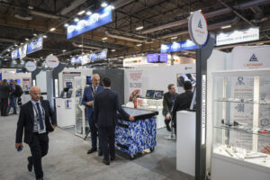 France, Paris, 2024-06-20. Eurosatory Defense and Security Exhibition in Paris Nord Villepinte. 2,000 exhibitors and 100