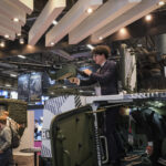 France, Paris, 2024-06-20. Eurosatory Defense and Security Exhibition in Paris Nord Villepinte. 2,000 exhibitors and 100