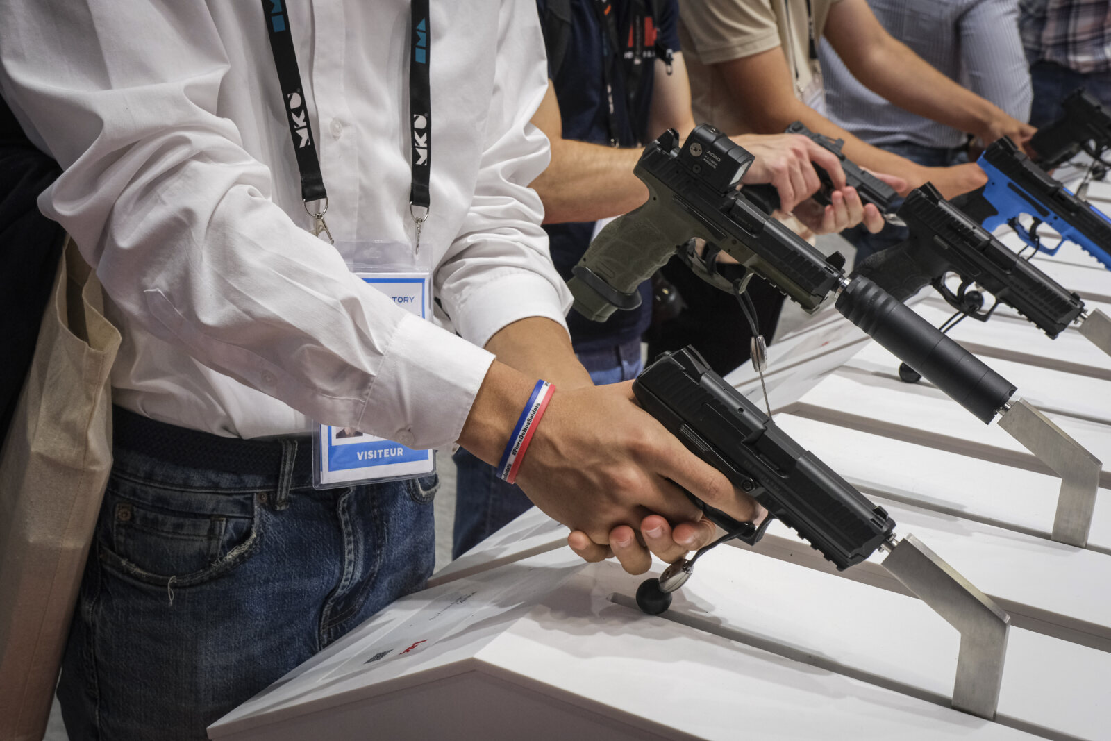 France, Paris, 2024-06-20. Eurosatory Defense and Security Exhibition in Paris Nord Villepinte. 2,000 exhibitors and 100