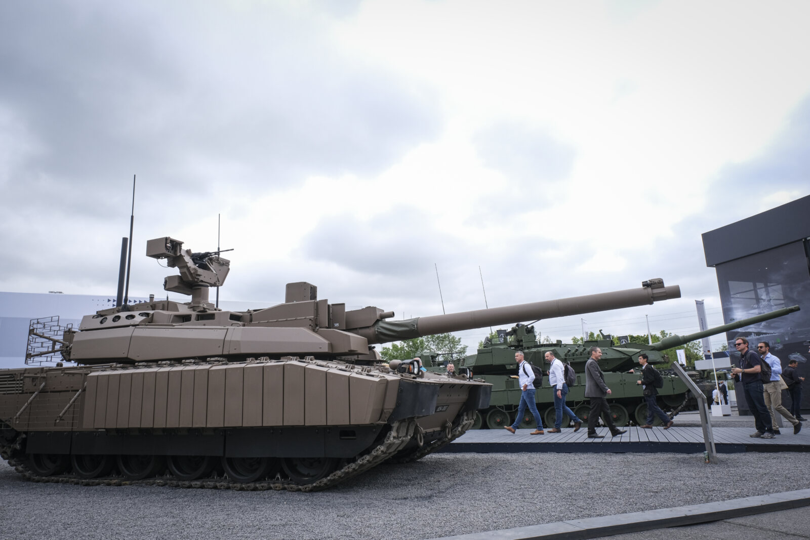 France, Paris, 2024-06-20. Eurosatory Defense and Security Exhibition in Paris Nord Villepinte. 2,000 exhibitors and 100