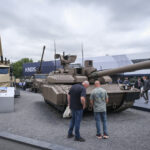 France, Paris, 2024-06-20. Eurosatory Defense and Security Exhibition in Paris Nord Villepinte. 2,000 exhibitors and 100