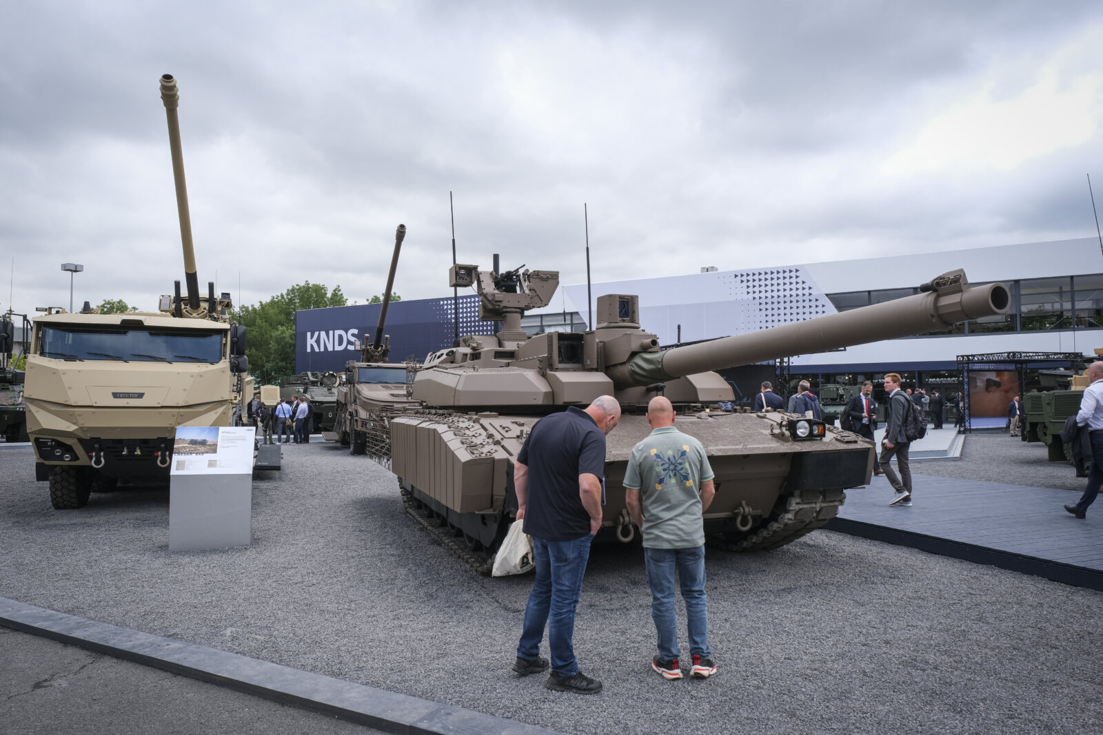 France, Paris, 2024-06-20. Eurosatory Defense and Security Exhibition in Paris Nord Villepinte. 2,000 exhibitors and 100