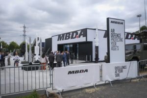 France, Paris, 2024-06-20. Eurosatory Defense and Security Exhibition in Paris Nord Villepinte. 2,000 exhibitors and 100