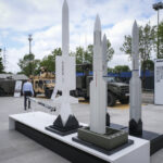 France, Paris, 2024-06-20. Eurosatory Defense and Security Exhibition in Paris Nord Villepinte. 2,000 exhibitors and 100