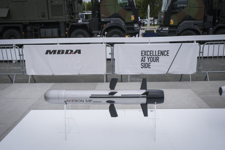 France, Paris, 2024-06-20. Eurosatory Defense and Security Exhibition in Paris Nord Villepinte. 2,000 exhibitors and 100