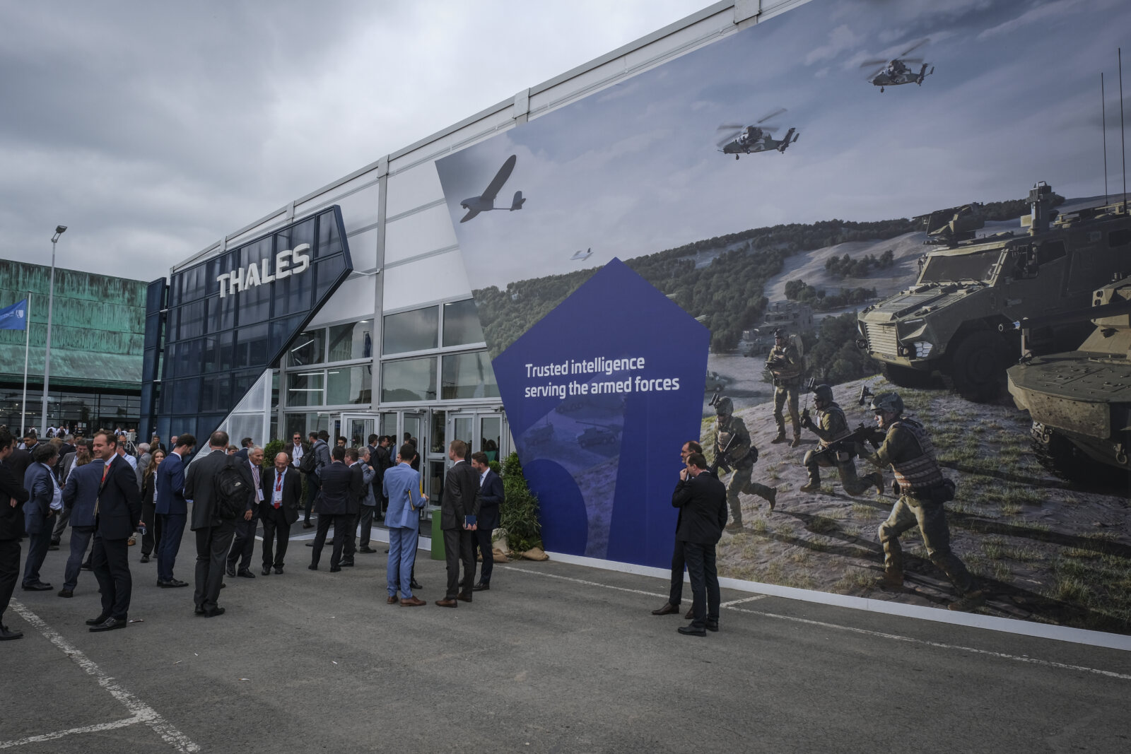 France, Paris, 2024-06-20. Eurosatory Defense and Security Exhibition in Paris Nord Villepinte. 2,000 exhibitors and 100