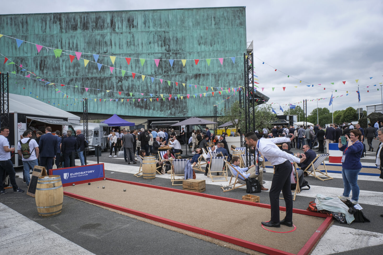 France, Paris, 2024-06-20. Eurosatory Defense and Security Exhibition in Paris Nord Villepinte. 2,000 exhibitors and 100