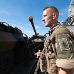 Exercice Bold Alligator 2017 au camp Lejeune (USA), base de la 2e division du corps des Marines (USMC). Zone d'embarquem