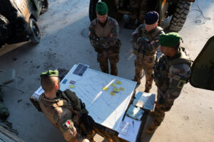Exercice Bold Alligator 2017 au camp Lejeune (USA), base de la 2e division du corps des Marines (USMC). Sur la zone de m