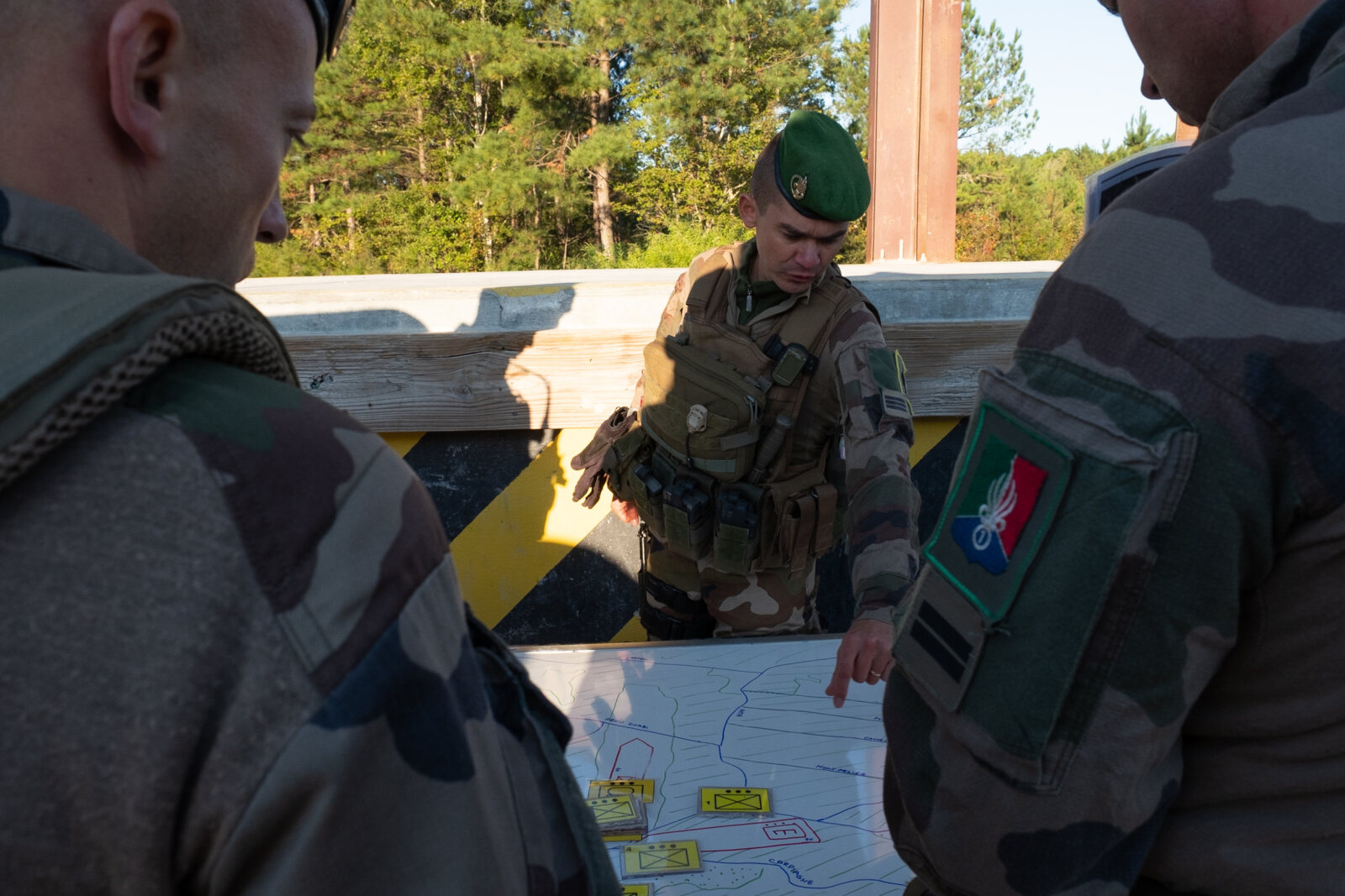 Exercice Bold Alligator 2017 au camp Lejeune (USA), base de la 2e division du corps des Marines (USMC). Sur la zone de m