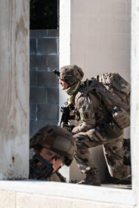 Exercice Bold Alligator 2017 au camp Lejeune (USA), base de la 2e division du corps des Marines (USMC). Exercice de comb