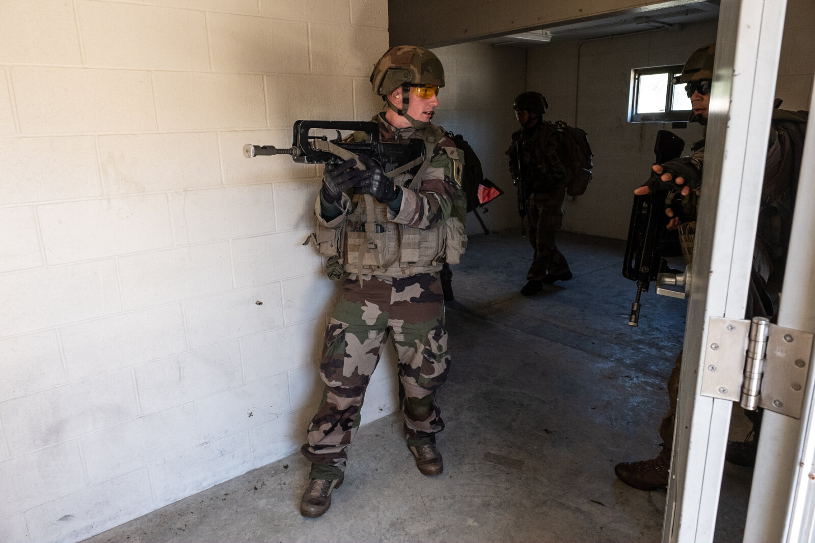 Exercice Bold Alligator 2017 au camp Lejeune (USA), base de la 2e division du corps des Marines (USMC). Exercice de comb