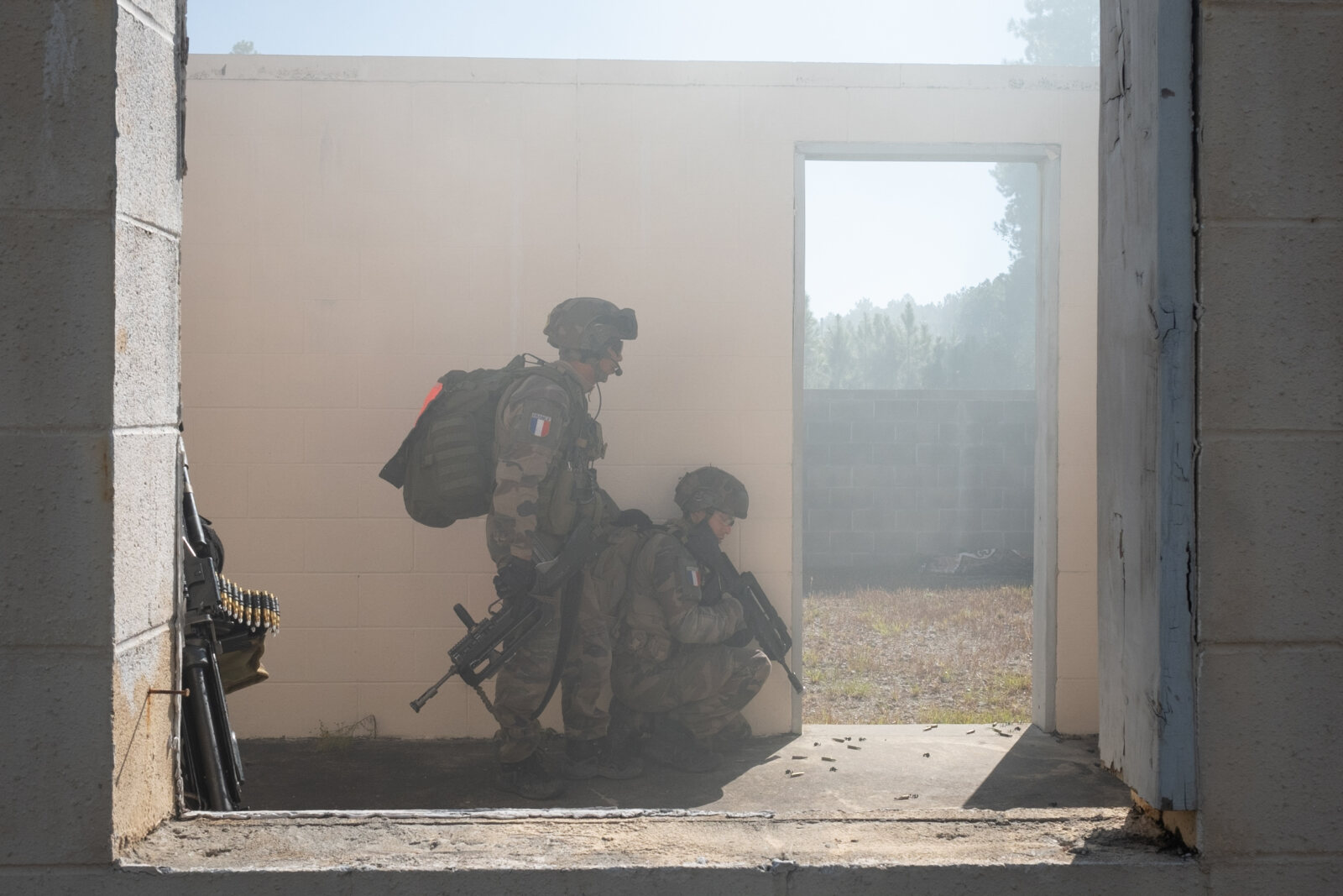 Exercice Bold Alligator 2017 au camp Lejeune (USA), base de la 2e division du corps des Marines (USMC). Exercice de comb