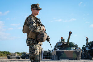 USA, Jacksonville, 2017-10-19. US Marines during Amphibious Bold Alligator Exercise organized by the US Navy and the Mar