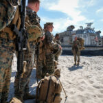 USA, Jacksonville, 2017-10-19. US Marines during Amphibious Bold Alligator Exercise organized by the US Navy and the Mar